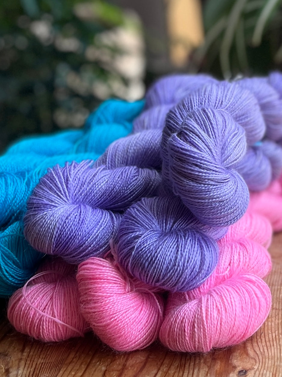 Laine mohair local et nylon