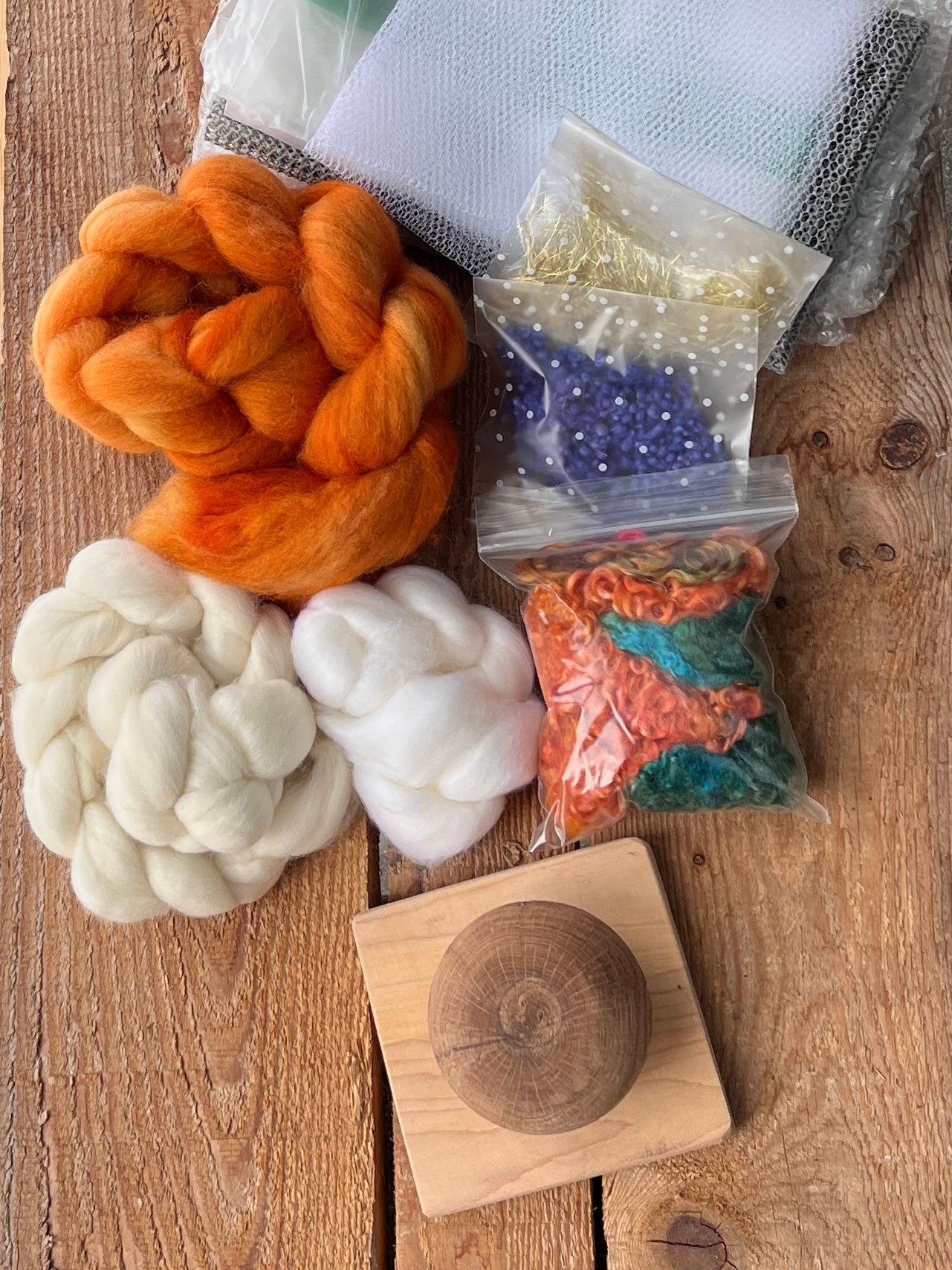 Wet felting kit
