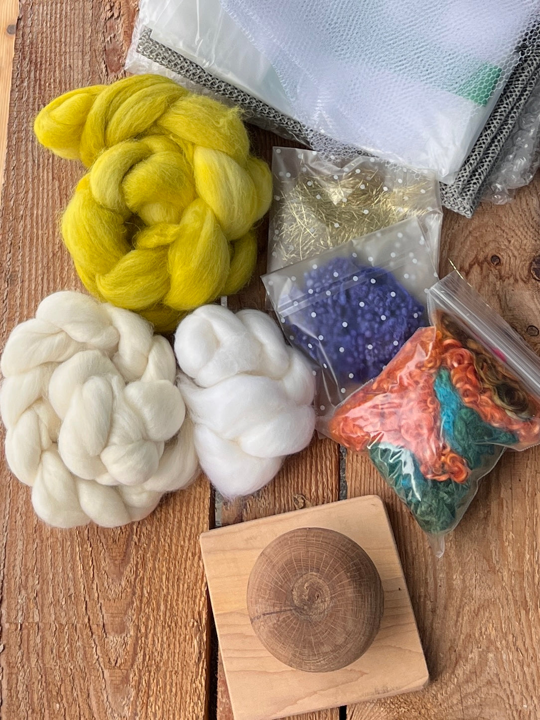 Wet felting kit